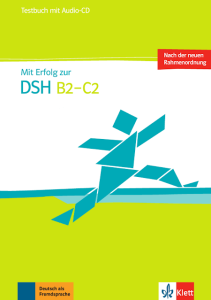 Mit Erfolg zur DSH B2-C2 Testbuch